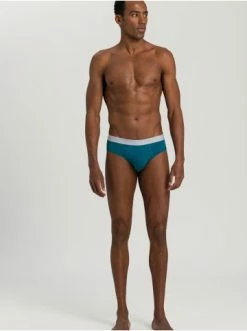 Wäsche Hanro 2er-Pack Slips Cotton Essentials In Deep Lagoon/coal Melange Günstig Kaufen -hanro shop hanro 2er pack slips cotton essentials in deep lagoon coal melange 10