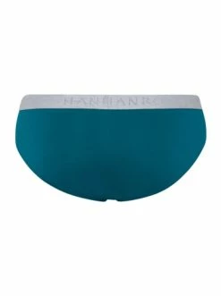 Wäsche Hanro 2er-Pack Slips Cotton Essentials In Deep Lagoon/coal Melange Günstig Kaufen -hanro shop hanro 2er pack slips cotton essentials in deep lagoon coal melange 4