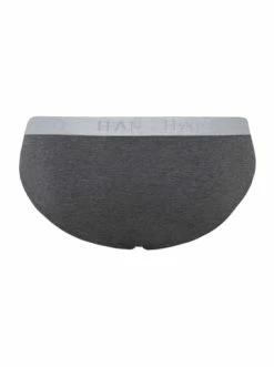 Wäsche Hanro 2er-Pack Slips Cotton Essentials In Deep Lagoon/coal Melange Günstig Kaufen -hanro shop hanro 2er pack slips cotton essentials in deep lagoon coal melange 5