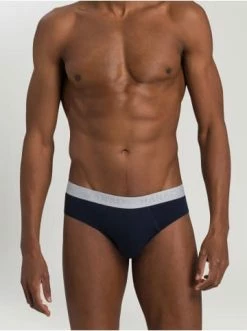 Wäsche Hanro 2er-Pack Slips Cotton Essentials In Deep Navy/sumac Günstig Kaufen -hanro shop hanro 2er pack slips cotton essentials in deep navy sumac 7