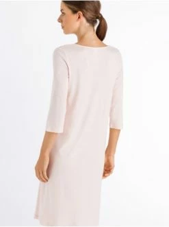 Große Größen Hanro 3/4 Arm Nachthemd Moments 100cm In Crystal Pink Günstig Kaufen -hanro shop hanro 3 4 arm nachthemd moments 100cm in crystal pink 3