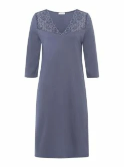 Große Größen Hanro 3/4 Arm Nachthemd Moments 100cm In Pigeon Günstig Kaufen