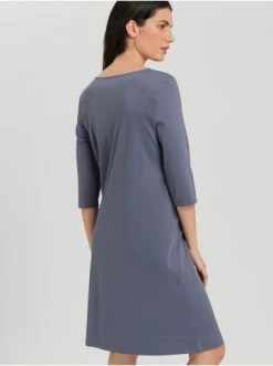 Große Größen Hanro 3/4 Arm Nachthemd Moments 100cm In Pigeon Günstig Kaufen -hanro shop hanro 3 4 arm nachthemd moments 100cm in pigeon 3