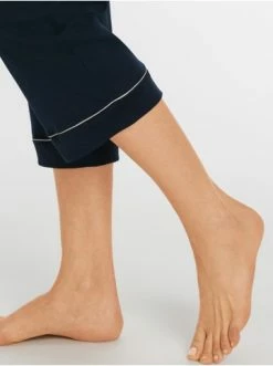 Große Größen Hanro 3/4 Arm Pyjama Natural Comfort In Dunkelblau Günstig Kaufen 13 Große Größen Hanro 3/4 Arm Pyjama Natural Comfort In Dunkelblau Günstig Kaufen -hanro shop hanro 3 4 arm pyjama natural comfort in dunkelblau 5