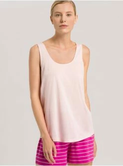 Große Größen Hanro Ärmelloser Pyjama Laura In Berry Stripe Günstig Kaufen -hanro shop hanro armelloser pyjama laura in berry stripe 2