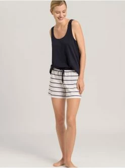 Große Größen Hanro Ärmelloser Pyjama Laura In Cheerful Stripe Günstig Kaufen -hanro shop hanro armelloser pyjama laura in cheerful stripe 4