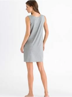 Große Größen Hanro Ärmelloses Nachthemd Natural Elegance (90cm) In Grau Günstig Kaufen -hanro shop hanro armelloses nachthemd natural elegance 90cm in grau 3