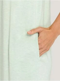 Große Größen Hanro Ärmelloses Nachthemd Natural Elegance (90cm) In Pistachio Melange Günstig Kaufen -hanro shop hanro armelloses nachthemd natural elegance 90cm in pistachio melange 5