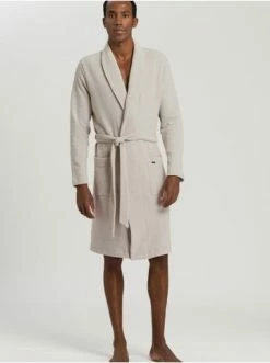 Hanro Bademantel Cozy Comfort In Casual Melange Günstig Kaufen -hanro shop hanro bademantel cozy comfort in casual melange 2