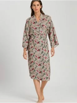Wäsche Hanro Bademantel Jill 120cm In Botanical Magic Günstig Kaufen -hanro shop hanro bademantel jill 120cm in botanical magic 2
