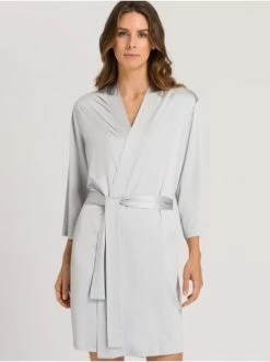 Wäsche Hanro Bademantel Mae Kimono In Silver Grey Günstig Kaufen -hanro shop hanro bademantel mae kimono in silver grey 2