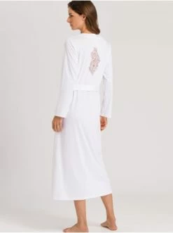 Wäsche Hanro Bademantel Paola In Weiß Günstig Kaufen -hanro shop hanro bademantel paola in weiss 3