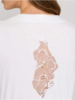 Wäsche Hanro Bademantel Paola In Weiß Günstig Kaufen -hanro shop hanro bademantel paola in weiss 6