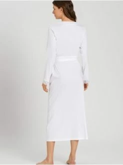 Wäsche Hanro Bademantel Zelda 130cm In Weiß Günstig Kaufen -hanro shop hanro bademantel zelda 130cm in weiss 3