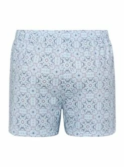 Wäsche Hanro Boxer Fancy Jersey In Blue Tile Print Günstig Kaufen -hanro shop hanro boxer fancy jersey in blue tile print 1