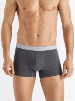 Wäsche Hanro Boxershorts Cotton Essentials In Coal Melange Günstig Kaufen -hanro shop hanro boxershorts cotton essentials in coal melange 2