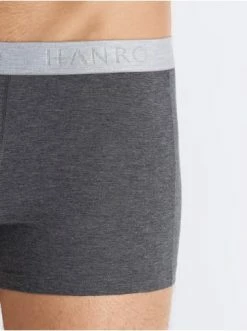 Wäsche Hanro Boxershorts Cotton Essentials In Coal Melange Günstig Kaufen -hanro shop hanro boxershorts cotton essentials in coal melange 5