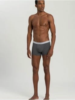 Wäsche Hanro Boxershorts Cotton Essentials In Deep Lagoon/coal Melange Günstig Kaufen -hanro shop hanro boxershorts cotton essentials in deep lagoon coal melange 11