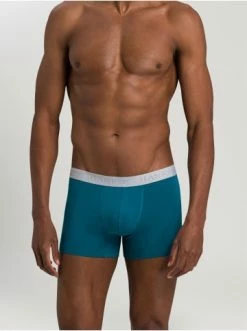 Wäsche Hanro Boxershorts Cotton Essentials In Deep Lagoon/coal Melange Günstig Kaufen -hanro shop hanro boxershorts cotton essentials in deep lagoon coal melange 6