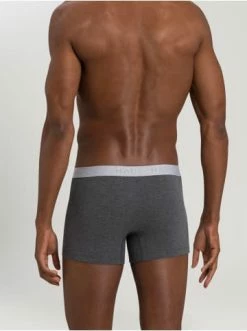 Wäsche Hanro Boxershorts Cotton Essentials In Deep Lagoon/coal Melange Günstig Kaufen -hanro shop hanro boxershorts cotton essentials in deep lagoon coal melange 9