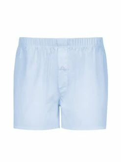 Wäsche Hanro Boxershorts Fancy Woven In Hellblau Günstig Kaufen