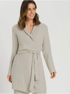 Große Größen Hanro Cardigan Easywear In Casual Melange Günstig Kaufen -hanro shop hanro cardigan easywear in casual melange 2