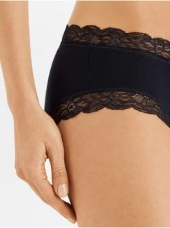 Wäsche Hanro Hipster Cotton Lace In Schwarz Günstig Kaufen -hanro shop hanro hipster cotton lace in schwarz 5