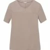 Große Größen Hanro Homewear Kurzarm Shirt Favourites In Cobblestone Günstig Kaufen