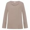 Große Größen Hanro Homewear Longsleeve Favourites In Cobblestone Günstig Kaufen