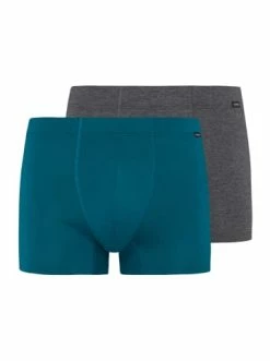 Wäsche Hanro Hose Cotton Essentials In Deep Lagoon/coal Melange Günstig Kaufen