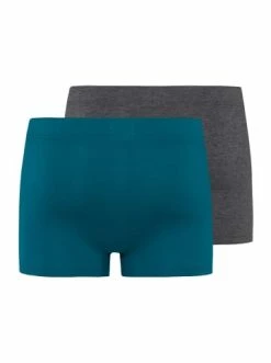 Wäsche Hanro Hose Cotton Essentials In Deep Lagoon/coal Melange Günstig Kaufen -hanro shop hanro hose cotton essentials in deep lagoon coal melange 3