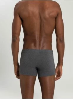 Wäsche Hanro Hose Cotton Essentials In Deep Lagoon/coal Melange Günstig Kaufen -hanro shop hanro hose cotton essentials in deep lagoon coal melange 9