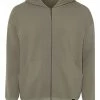 Sweat & Fleece Hanro Kapuzensweatjacke Natural Living In Antique Green Günstig Kaufen