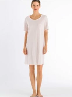 Große Größen Hanro Kurzarm Nachthemd Cotton Deluxe 90cm In Crystal Pink Günstig Kaufen -hanro shop hanro kurzarm nachthemd cotton deluxe 90cm in crystal pink 4