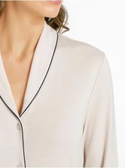 Große Größen Hanro Langarm Nachthemd Natural Comfort 100cm In Almond Günstig Kaufen -hanro shop hanro langarm nachthemd natural comfort 100cm in almond 5