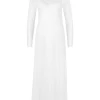 Große Größen Hanro Langarm Nachthemd Pure Essence 130cm In Weiß Günstig Kaufen -hanro shop hanro langarm nachthemd pure essence 130cm in weiss