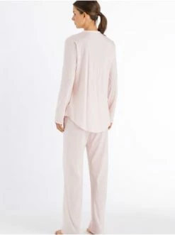 Große Größen Hanro Langarm Pyjama Cotton Deluxe In Crystal Pink Günstig Kaufen -hanro shop hanro langarm pyjama cotton deluxe in crystal pink 3