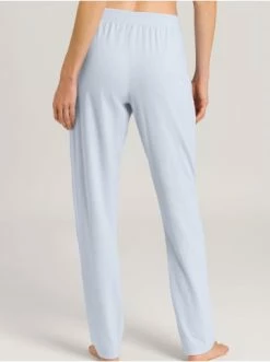 Große Größen Hanro Lange Schlafhose Sleep & Lounge In Cloud Blue Günstig Kaufen -hanro shop hanro lange schlafhose sleep and lounge in cloud blue 3