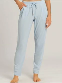 Große Größen Hanro Lange Schlafhose Sleep & Lounge In Misty Blue Günstig Kaufen -hanro shop hanro lange schlafhose sleep and lounge in misty blue 2