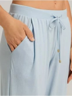 Große Größen Hanro Lange Schlafhose Sleep & Lounge In Misty Blue Günstig Kaufen -hanro shop hanro lange schlafhose sleep and lounge in misty blue 5