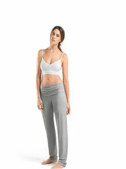 Hosen Hanro Longpants Yoga In Grit Melange Günstig Kaufen -hanro shop hanro longpants yoga in grit melange 2