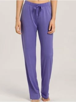 Hosen Hanro Loungehose Cotton Deluxe In Violet Blue Günstig Kaufen -hanro shop hanro loungehose cotton deluxe in violet blue 2
