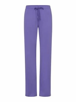 Hosen Hanro Loungehose Cotton Deluxe In Violet Blue Günstig Kaufen