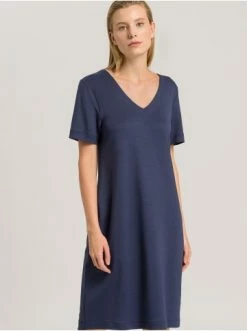 Große Größen Hanro Midikleid Pure Comfort In Blueberry Günstig Kaufen -hanro shop hanro midikleid pure comfort in blueberry 2