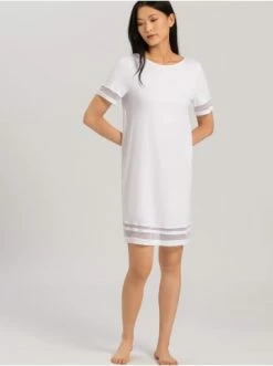 Große Größen Hanro Nachthemd Delia In Weiß Günstig Kaufen -hanro shop hanro nachthemd delia in weiss 4