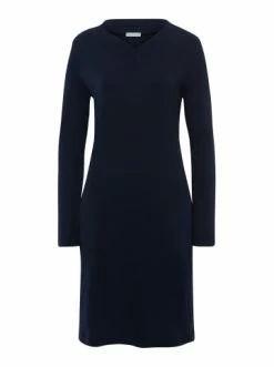 Große Größen Hanro Nachthemd Dion 100cm In Dunkelblau Günstig Kaufen