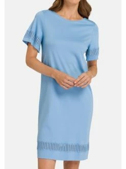 Große Größen Hanro Nachthemd Gaia In Bonnie Blue Günstig Kaufen -hanro shop hanro nachthemd gaia in bonnie blue 7