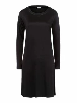 Große Größen Hanro Nachthemd Grand Central In Black Beauty Günstig Kaufen