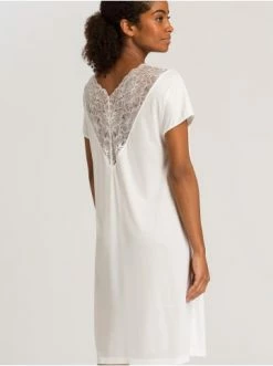 Große Größen Hanro Nachthemd Juna NW In Weiß Günstig Kaufen -hanro shop hanro nachthemd juna nw in weiss 3