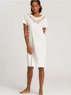 Große Größen Hanro Nachthemd Juna NW In Weiß Günstig Kaufen -hanro shop hanro nachthemd juna nw in weiss 4